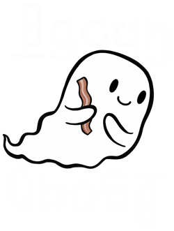 Bacon Ghost Reverse Logo